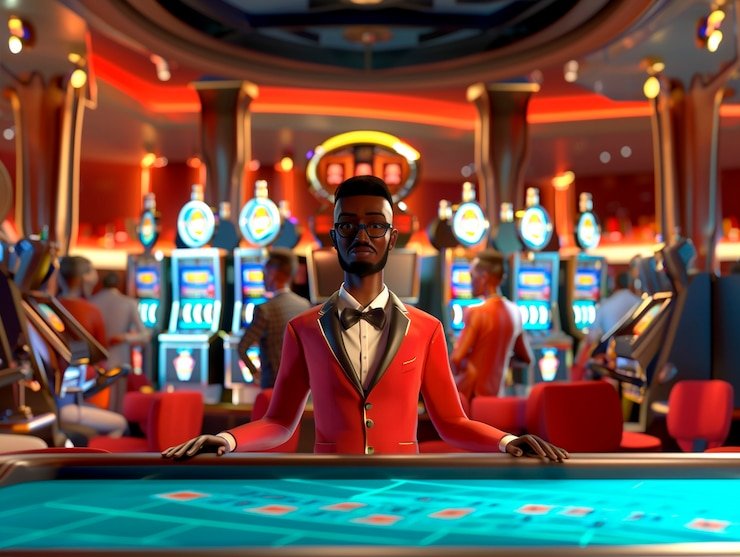 megasensa Texas Hold'em Bonus interface showing player cards, community cards, and dealer hand on screen